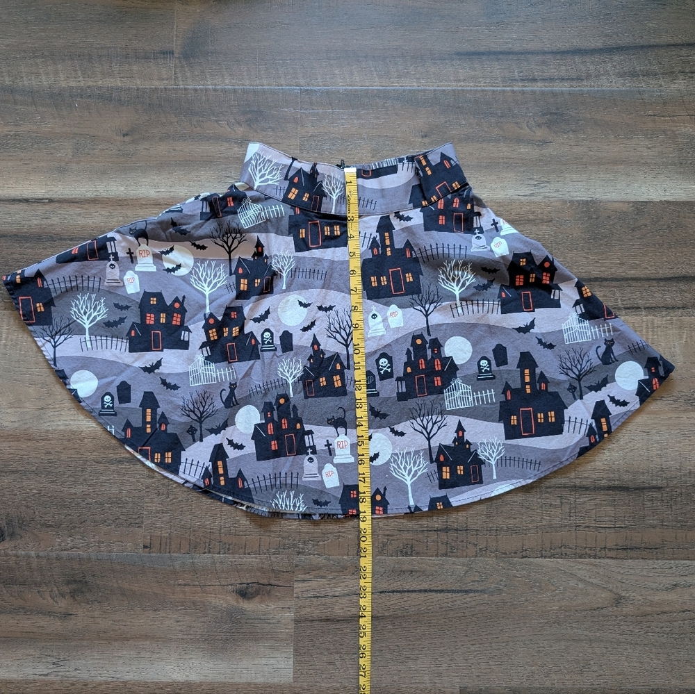 Modcloth Halloween A-Line Mini Skirt
